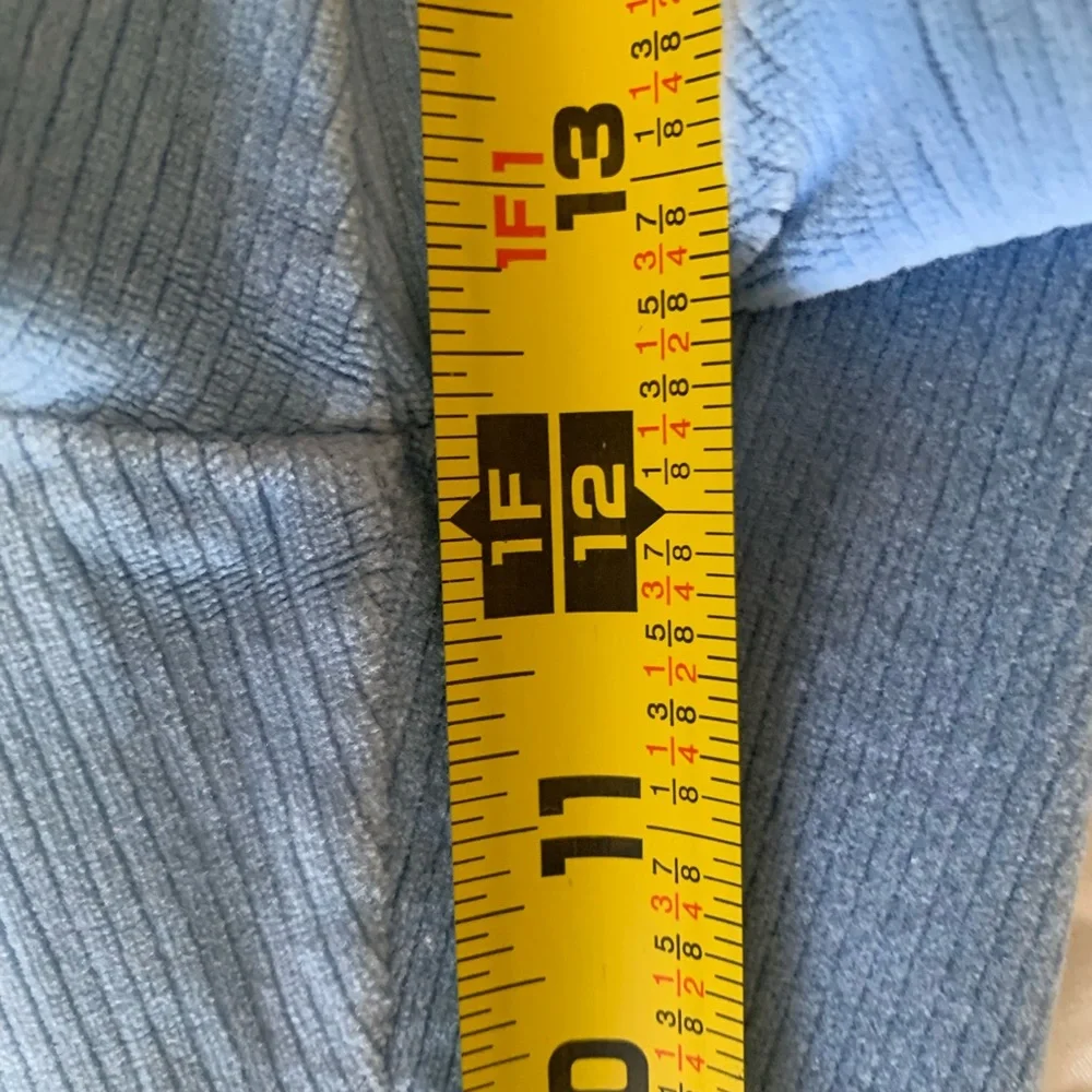 VTG Children's Place Set Girls Size 24M Blue Y2k Velour Top Pants Ribbed Ruffle - Picture 14 of 16